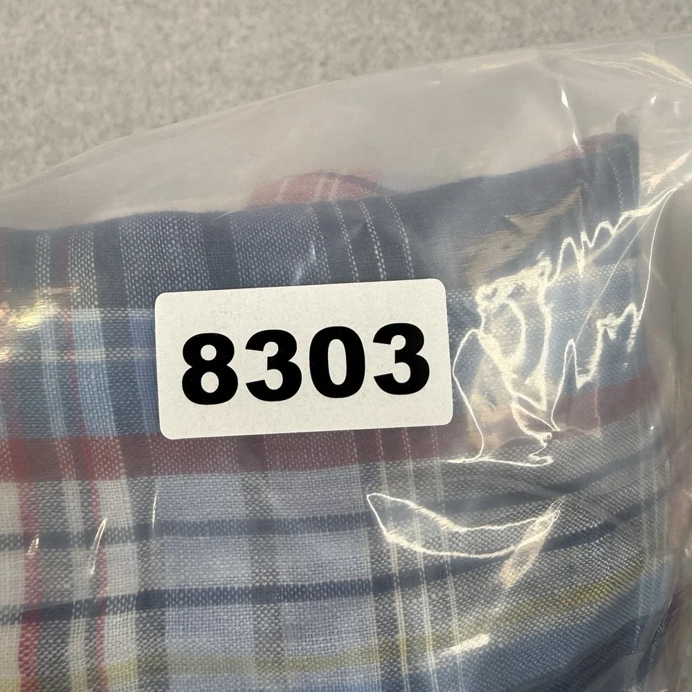 Polo Ralph Lauren Shirt Mens XL Blue Plaid Linen Preppy Button Down Long‎ Sleeve